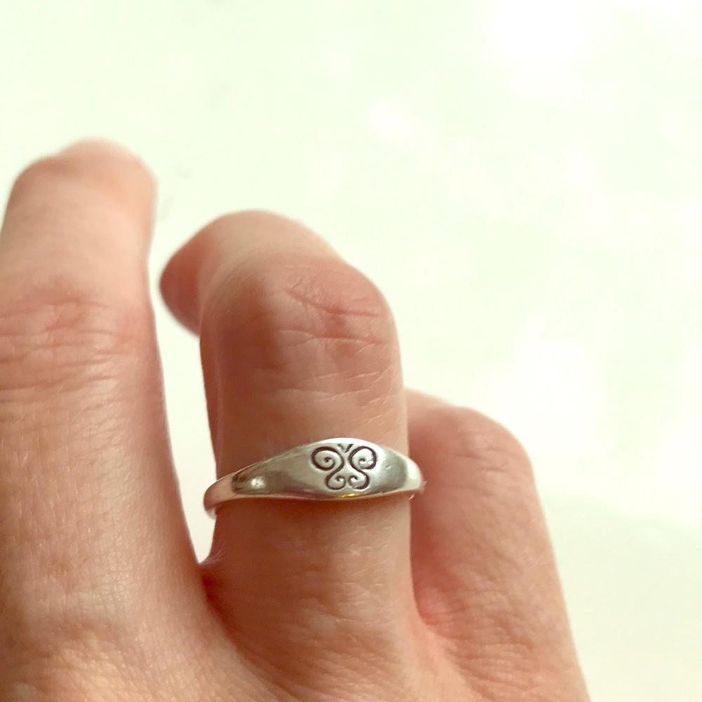 James Avery butterfly ring